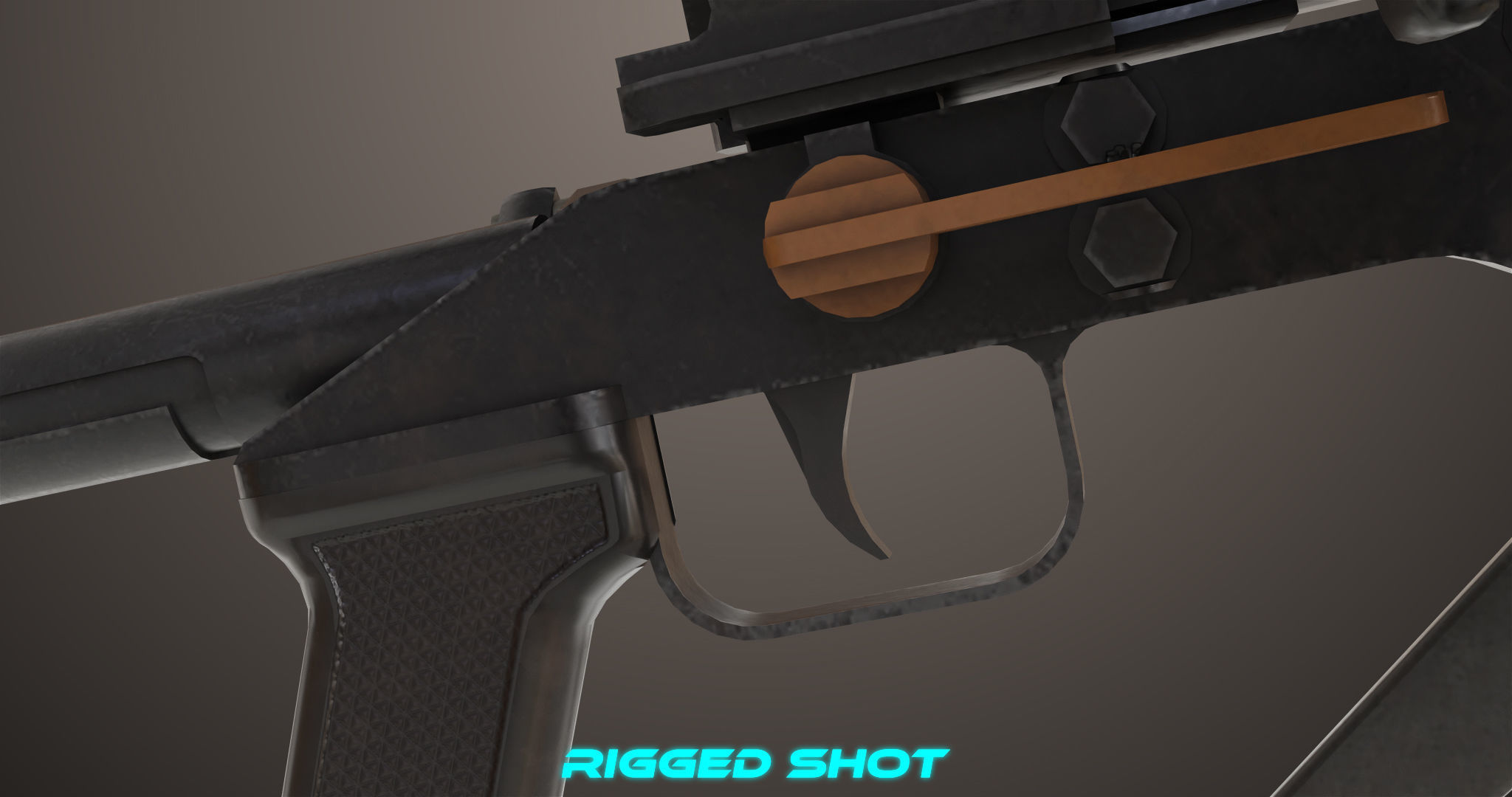 Machine Guns 05 All PBR Unity UE Textures Included Low-poly 3D model_20