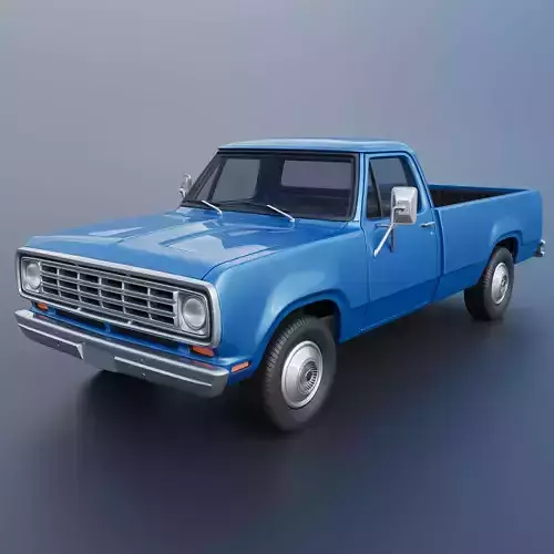 Dodge Pickup D100 1974 3D print model