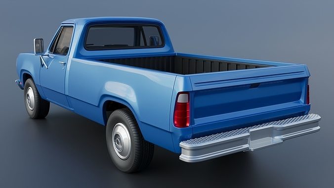 Dodge Pickup D100 1974 3D print model 6