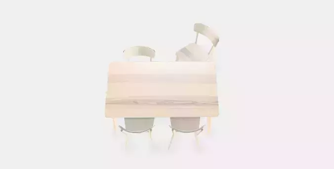 LISABO - LISABO table and 4 chairs