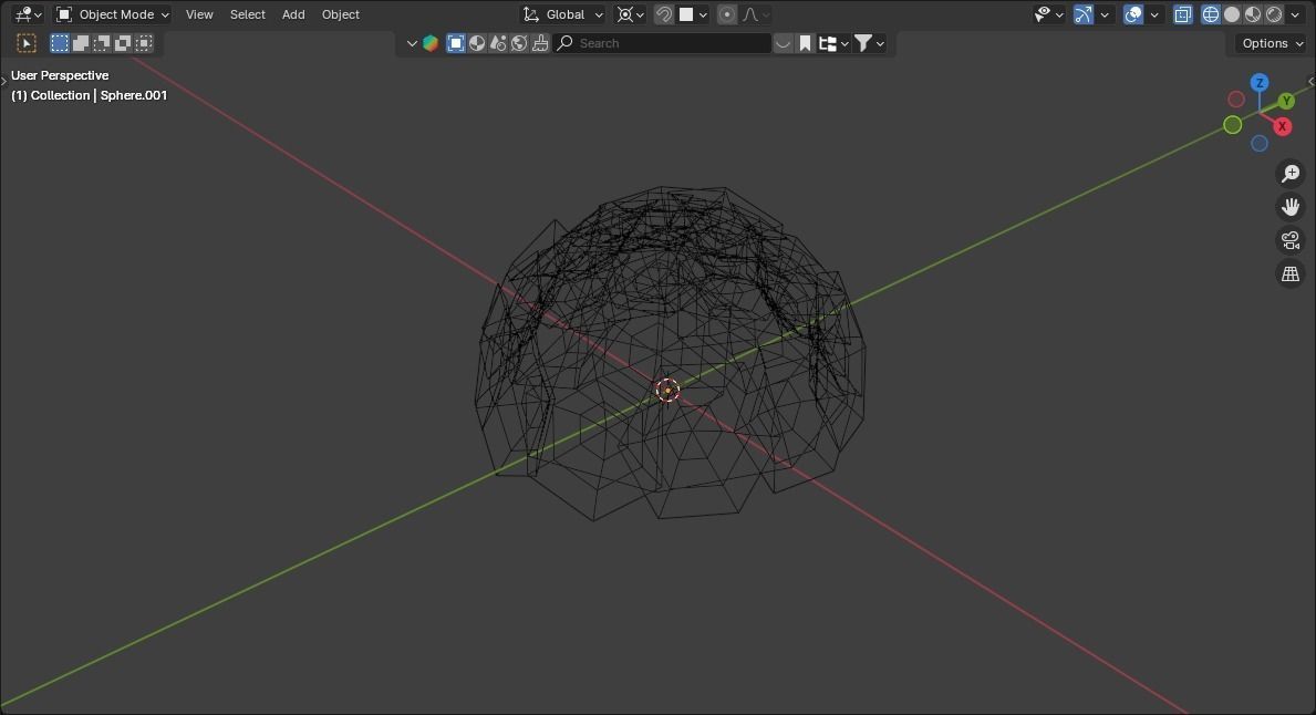 flower bed Low-poly 3D model_2