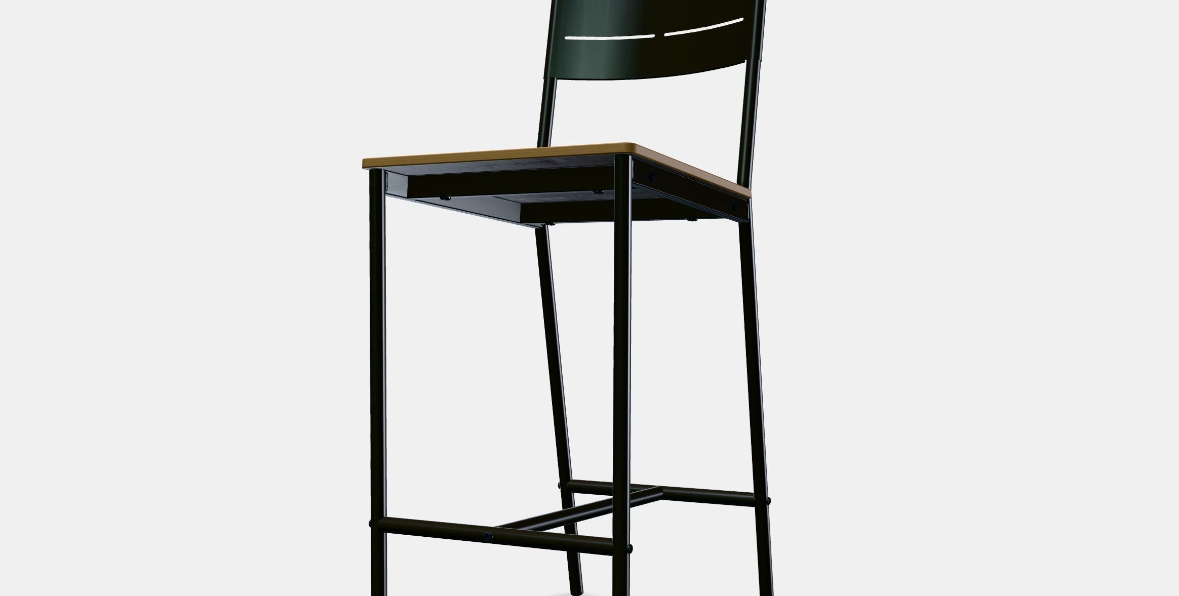 SANDSBERG bar stool Low-poly 3D model_13