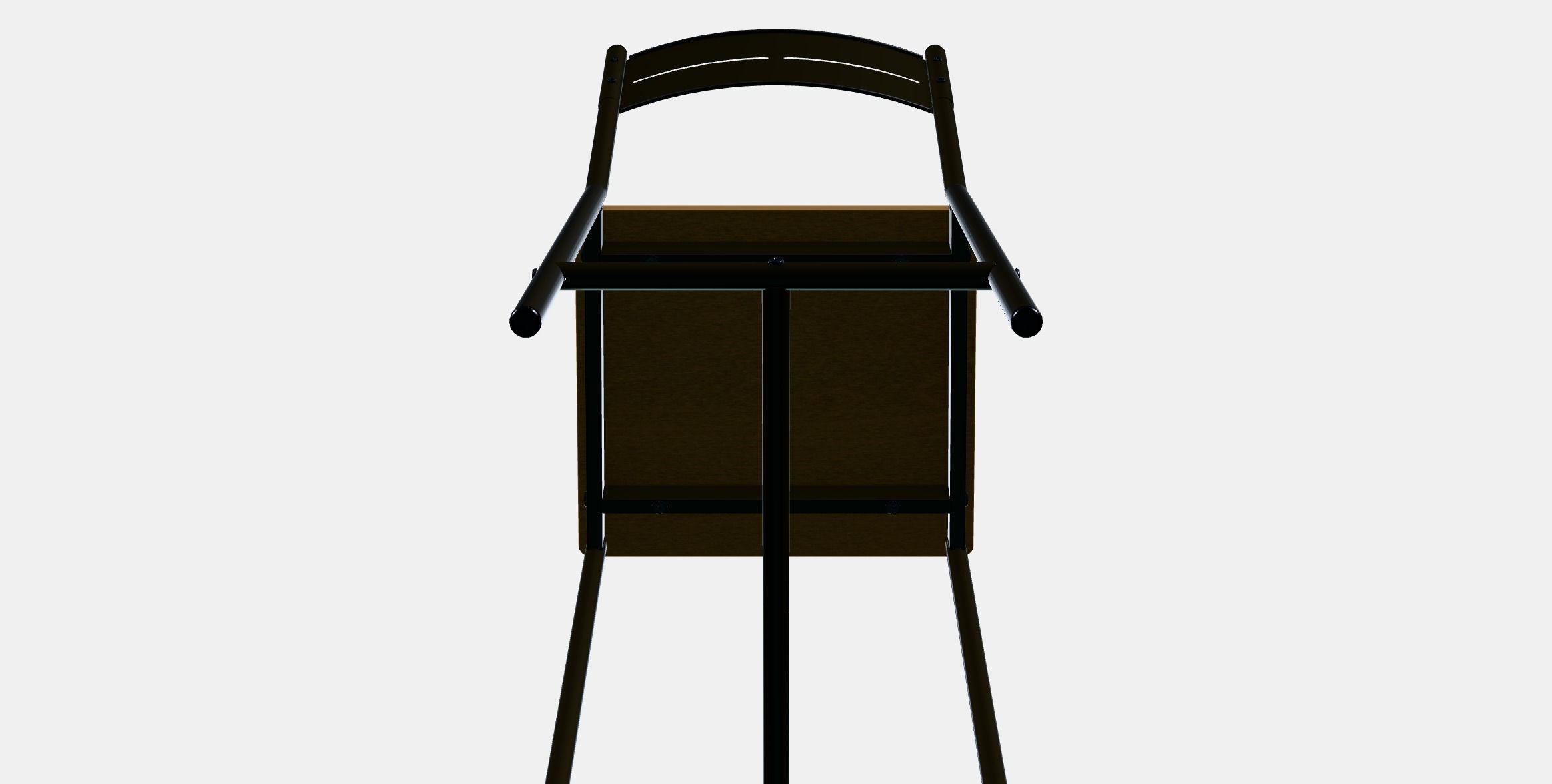 SANDSBERG bar stool Low-poly 3D model_8