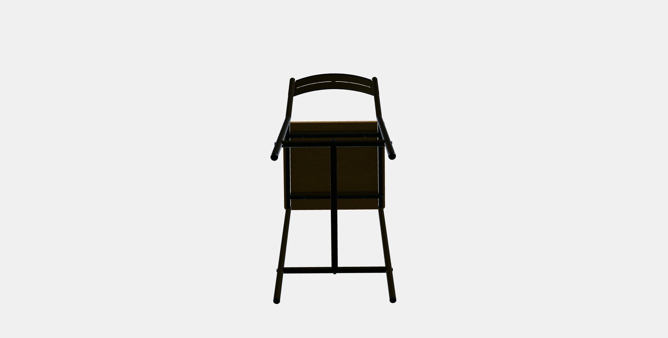 SANDSBERG bar stool Low-poly 3D model_7