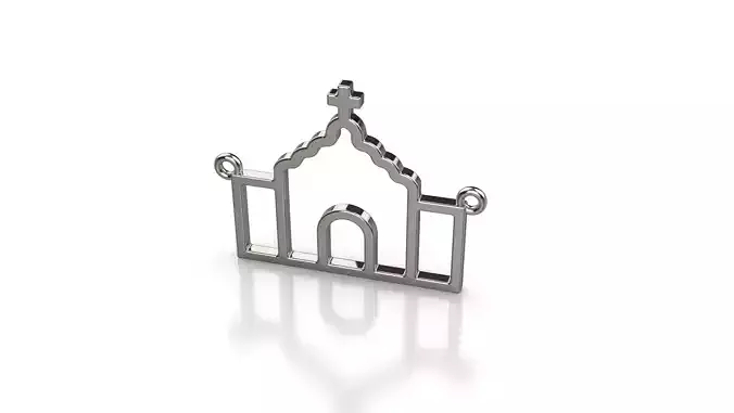 Pingente Igreja Trancoso Brasil