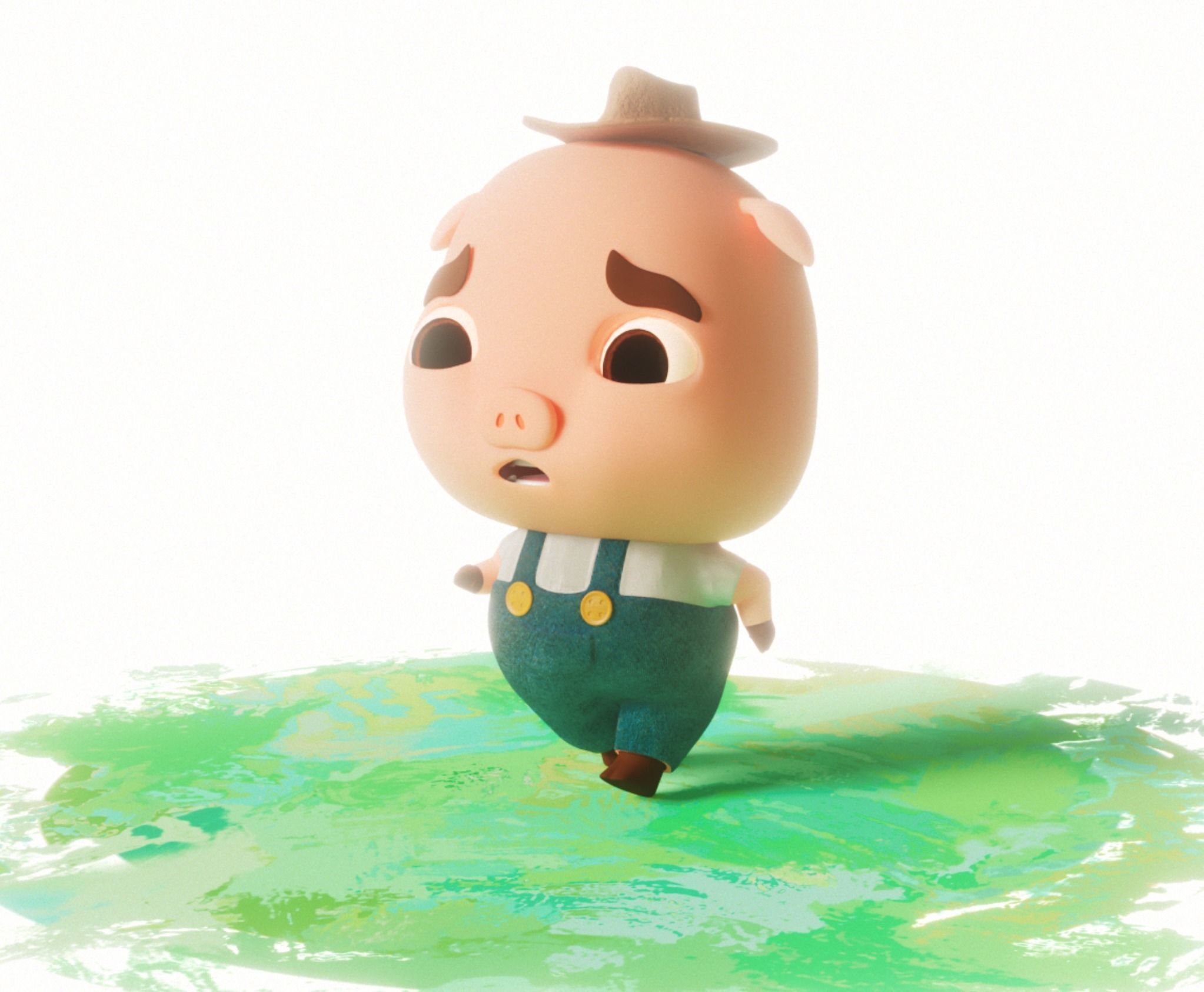 Free Piggu Rig Free 3D model_2