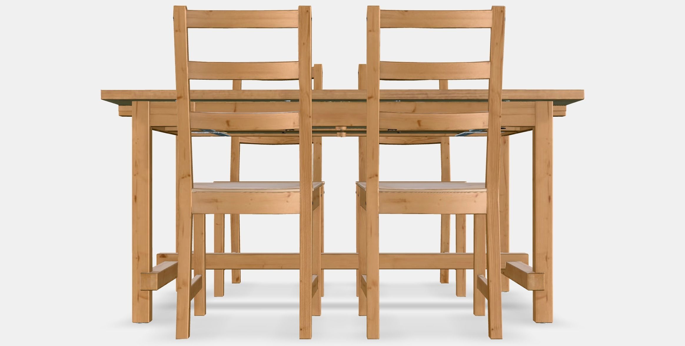 NORDVIKEN - NORDVIKEN table and 4 chairs 1 Low-poly 3D model_15