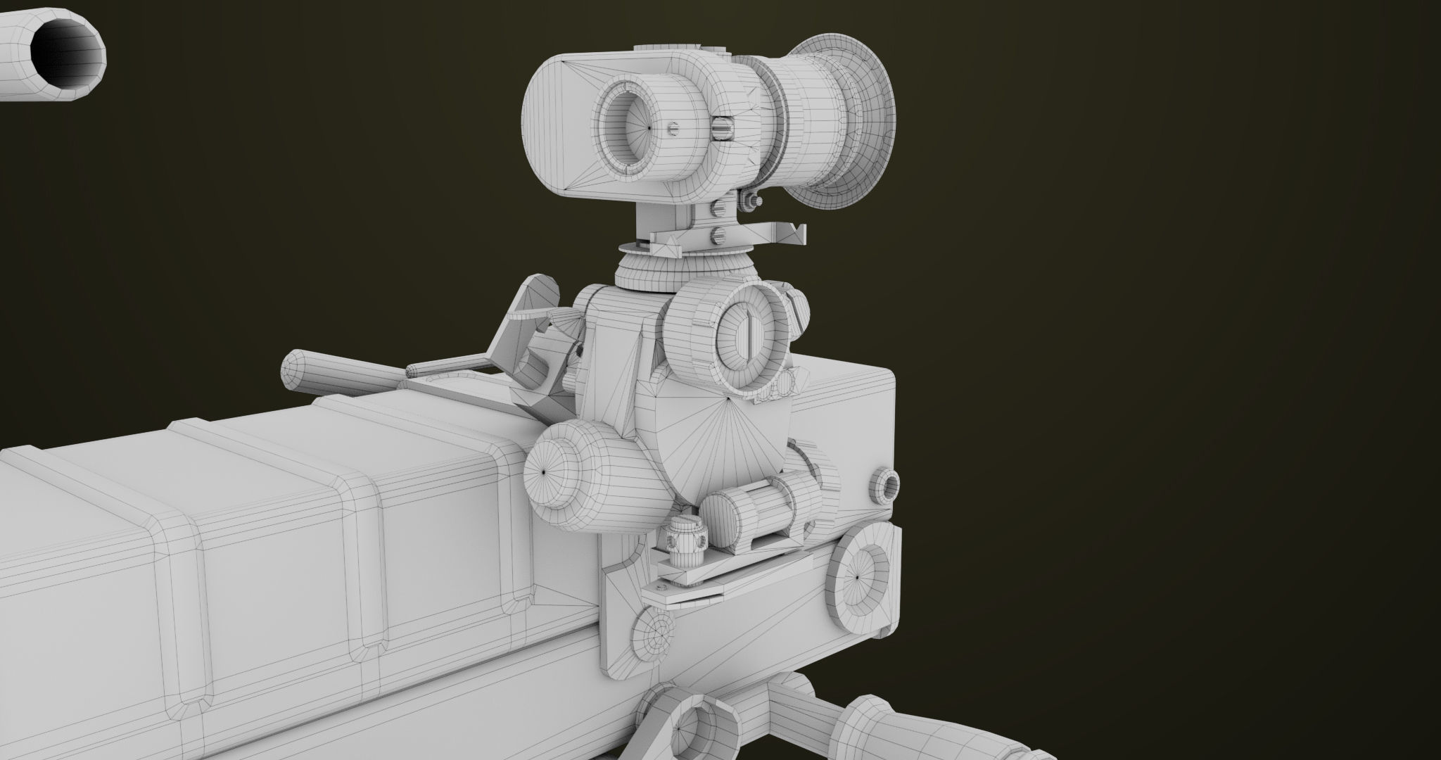 Grenade Machine Guns 06 All PBR Unity UE Textures Included Low-poly 3D model_42