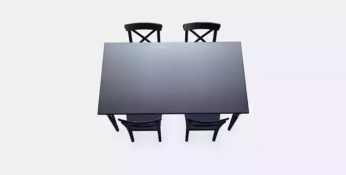 INGATORP - INGOLF table and 4 chairs