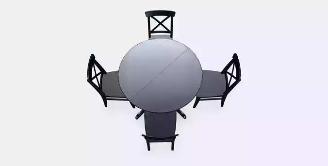 INGATORP - INGOLF table and 4 chairs 1