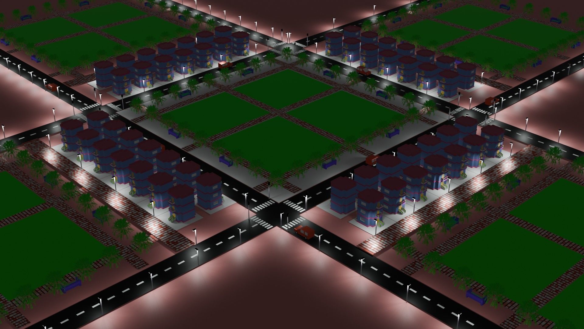 Smart City 3D model_1