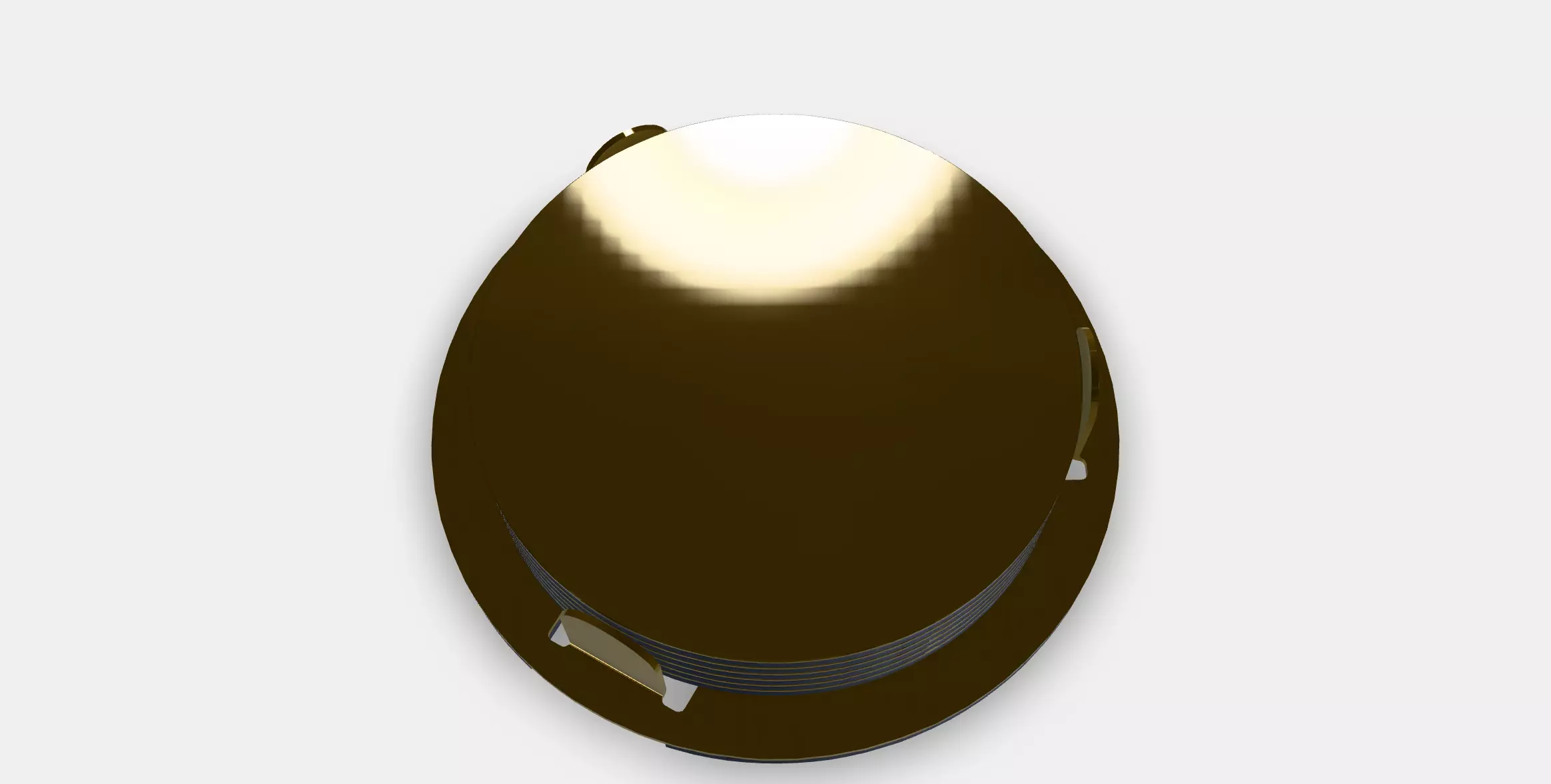 GLATTIS coaster with holder Low-poly 3D model_0