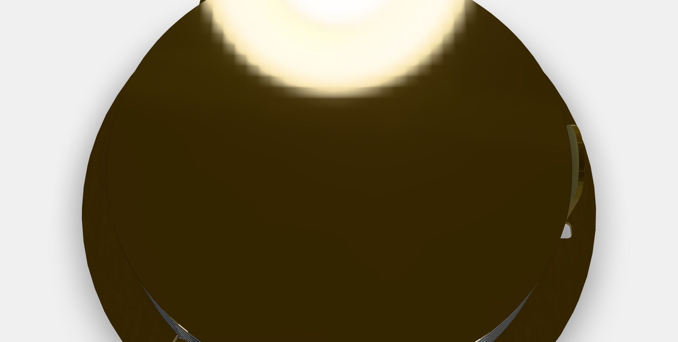 GLATTIS coaster with holder Low-poly 3D model_4