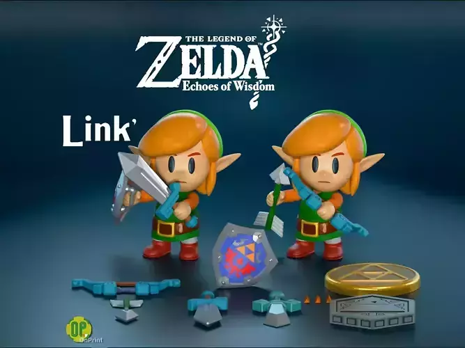 LINK - Echoes of Wisdom - Printable 3D Model -