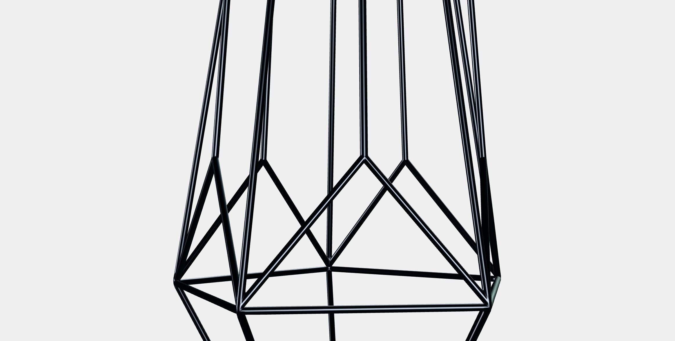 PARLBAND candle holder for block candle Low-poly 3D model_6