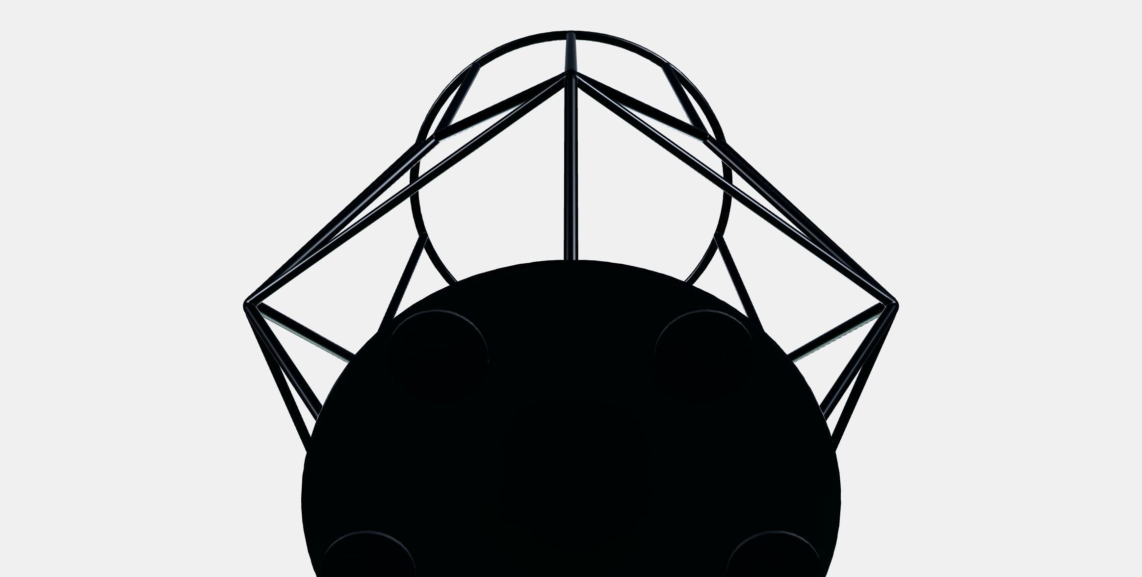 PARLBAND candle holder for block candle Low-poly 3D model_8