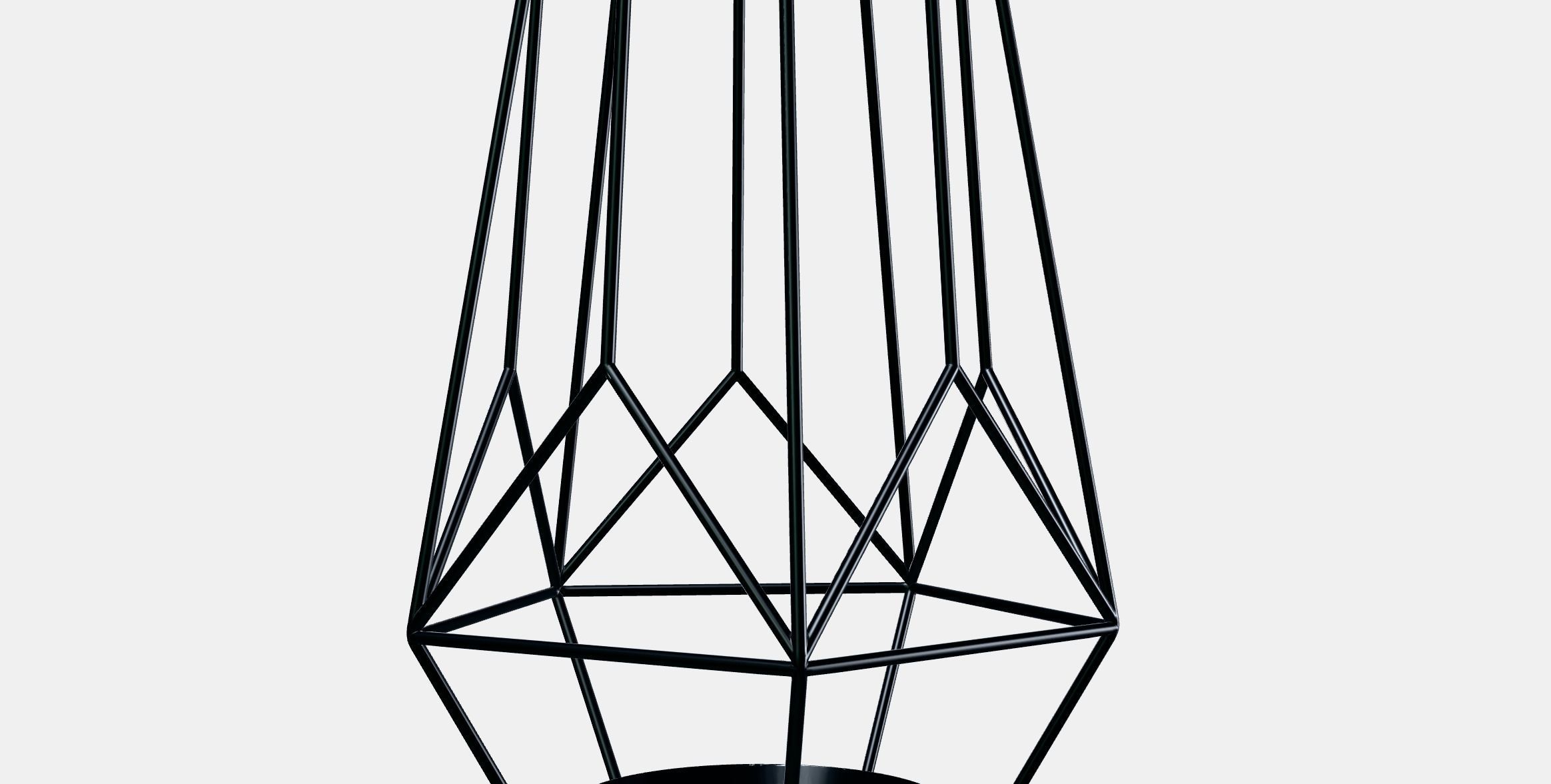 PARLBAND candle holder for block candle Low-poly 3D model_13