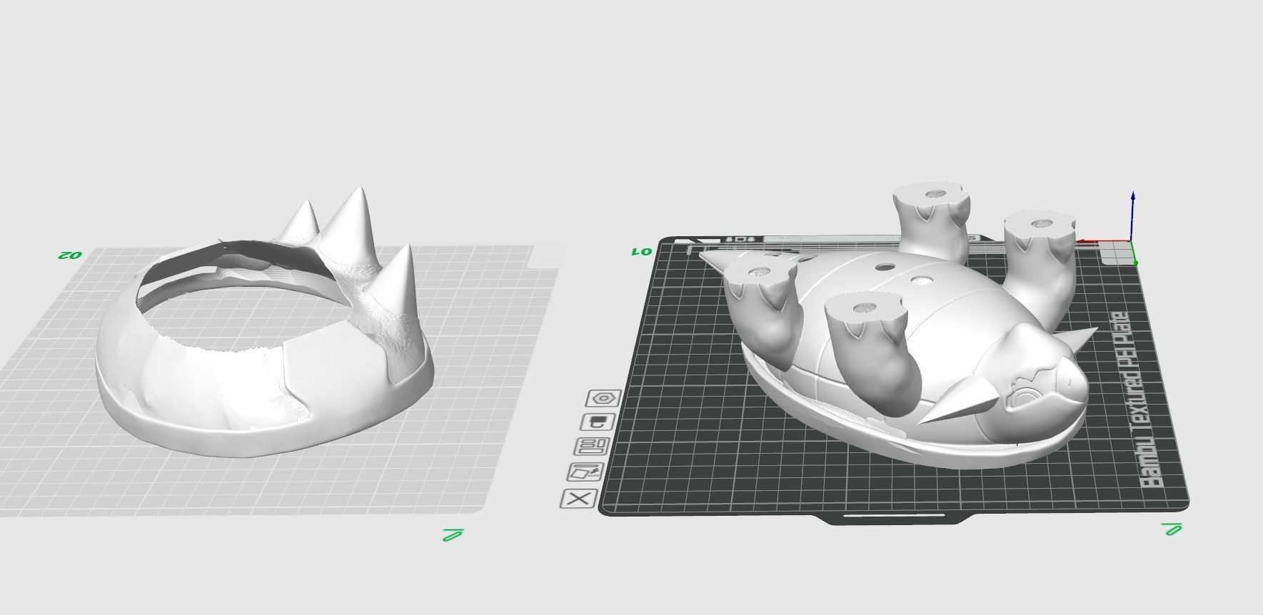 Pokemon planter torterra maceta 3D print model_1