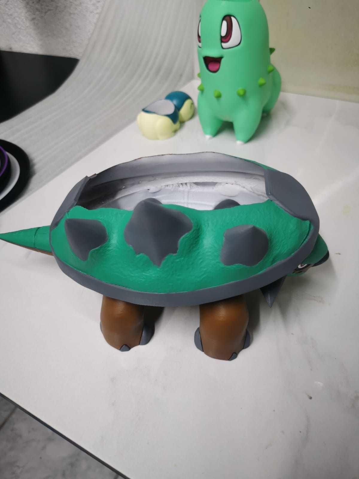 Pokemon planter torterra maceta 3D print model_2