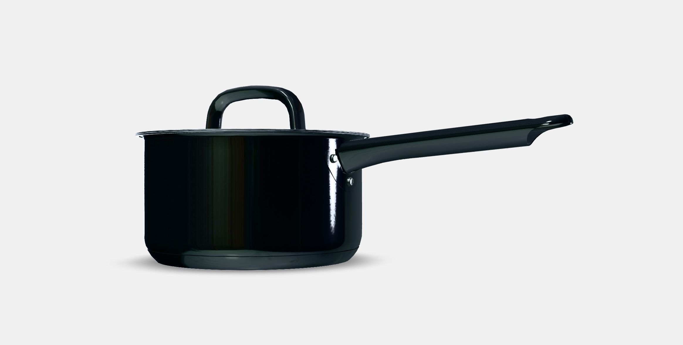 IKEA 365 casserole with lid Low-poly 3D model_13