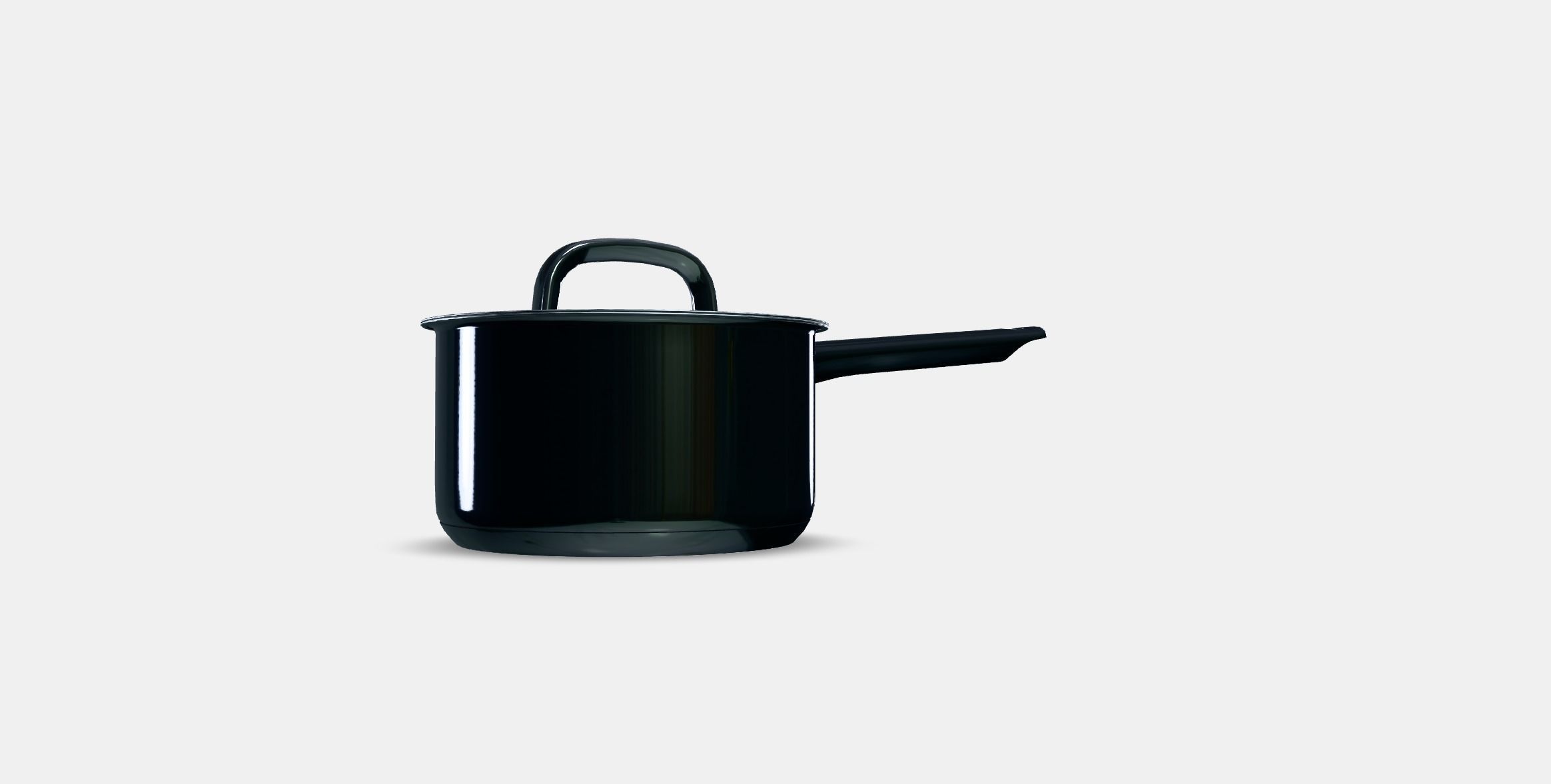 IKEA 365 casserole with lid Low-poly 3D model_3
