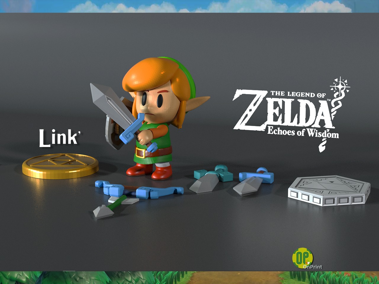 ZELDA - LINK - Echoes of Wisdom - 3D Printable Pack1 3D print model_11