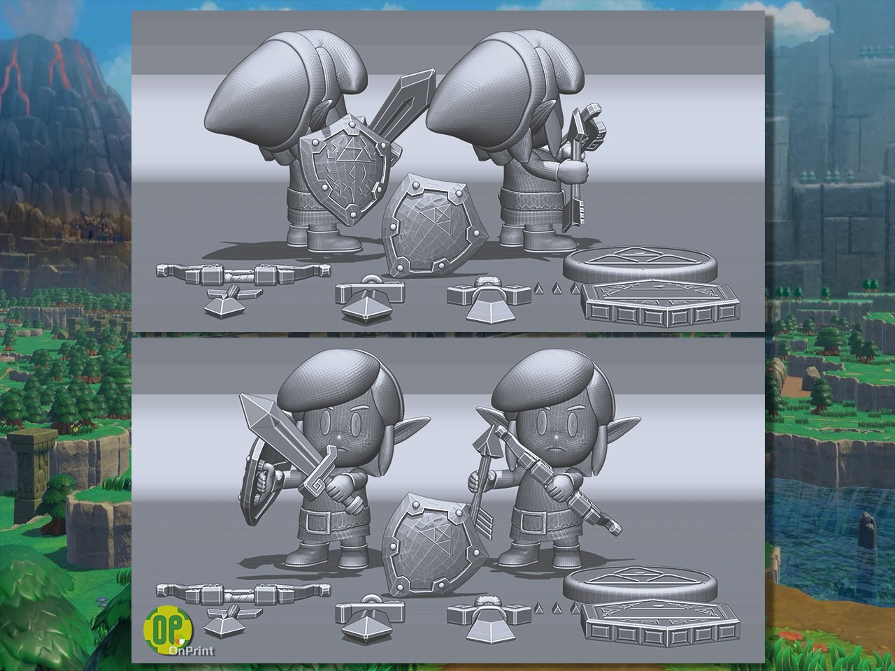 ZELDA - LINK - Echoes of Wisdom - 3D Printable Pack1 3D print model_12