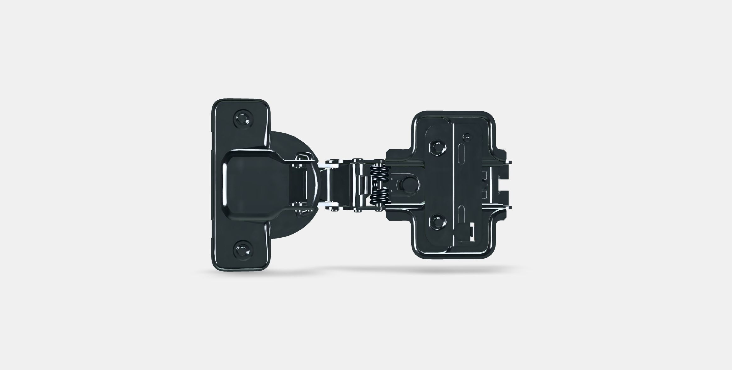 HJALPA Standard hinge Low-poly 3D model_14
