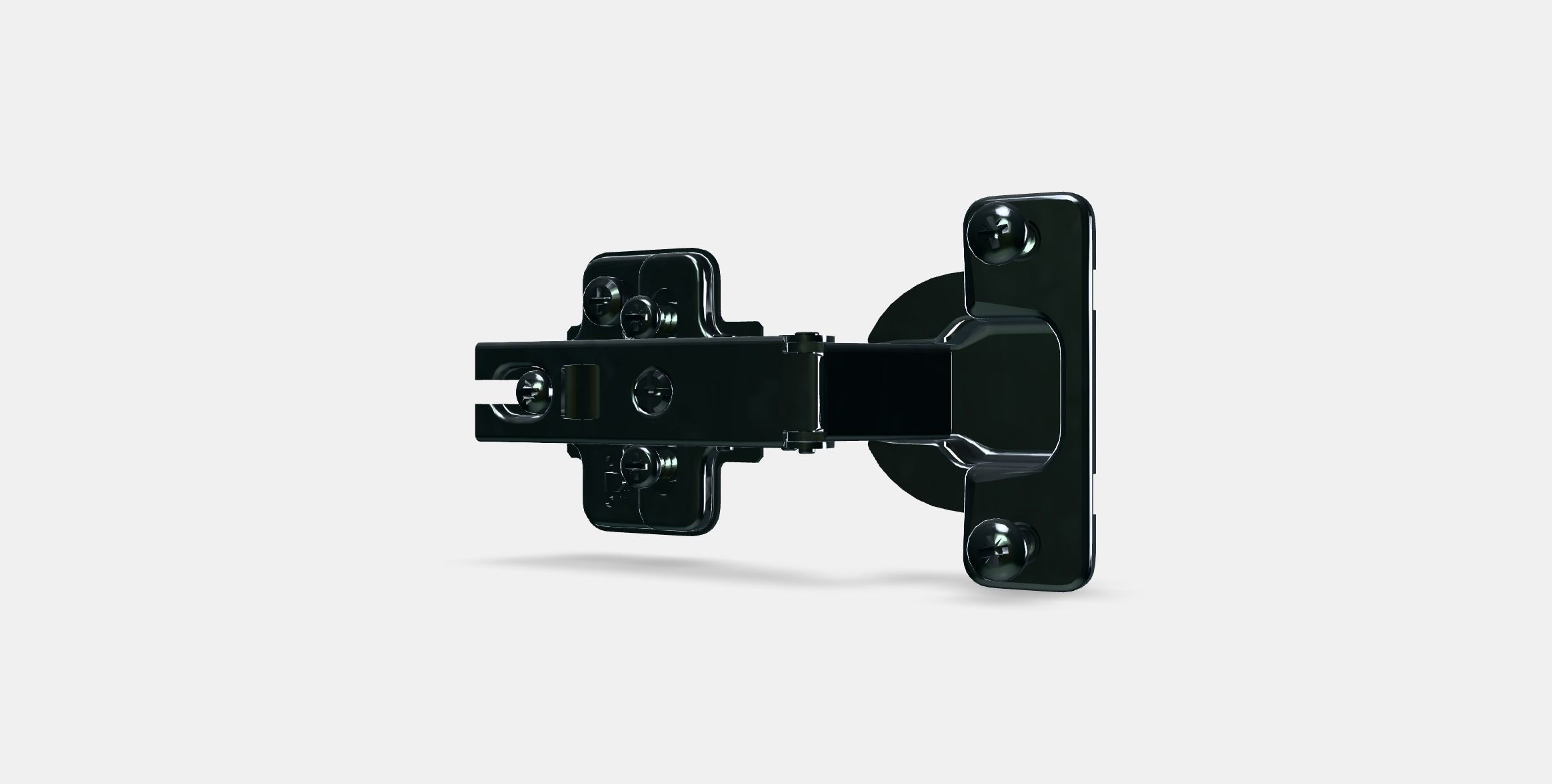 HJALPA Standard hinge Low-poly 3D model_12