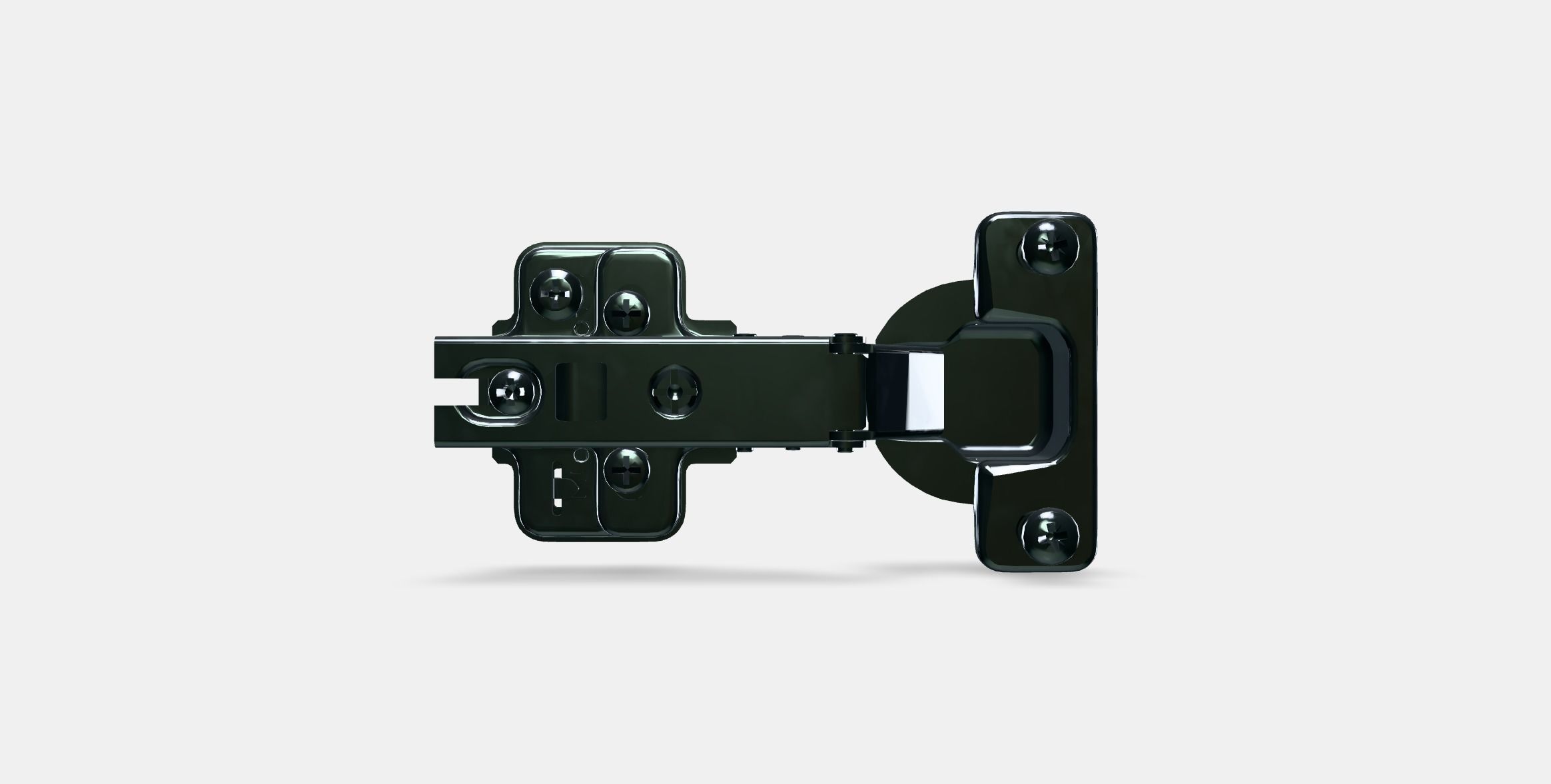 HJALPA Standard hinge Low-poly 3D model_10