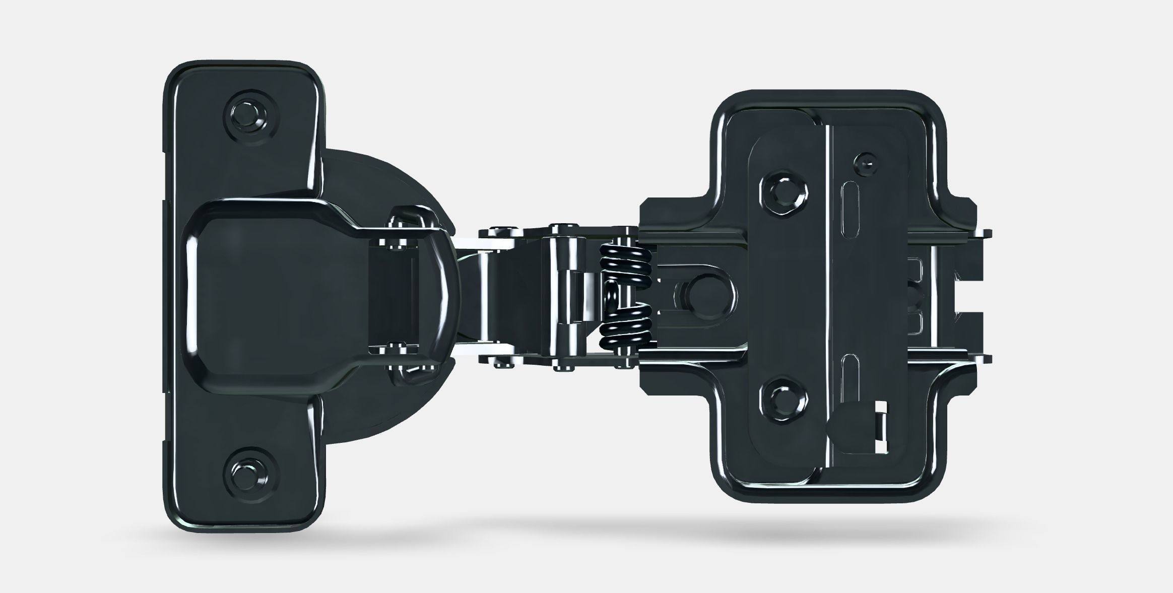 HJALPA Standard hinge Low-poly 3D model_15