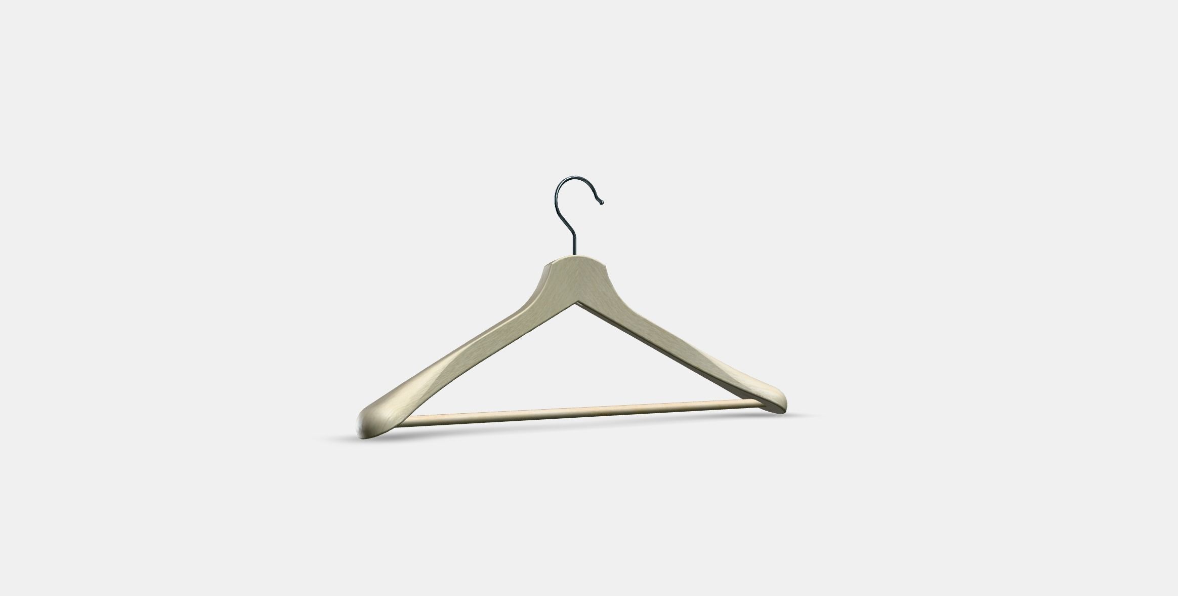 BUMERANG clothes hanger Low-poly 3D model_3