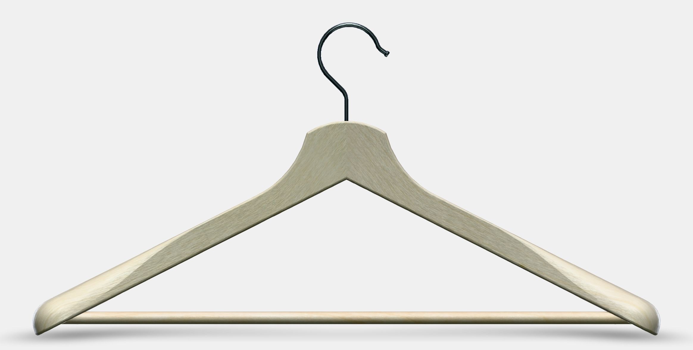 BUMERANG clothes hanger Low-poly 3D model_11
