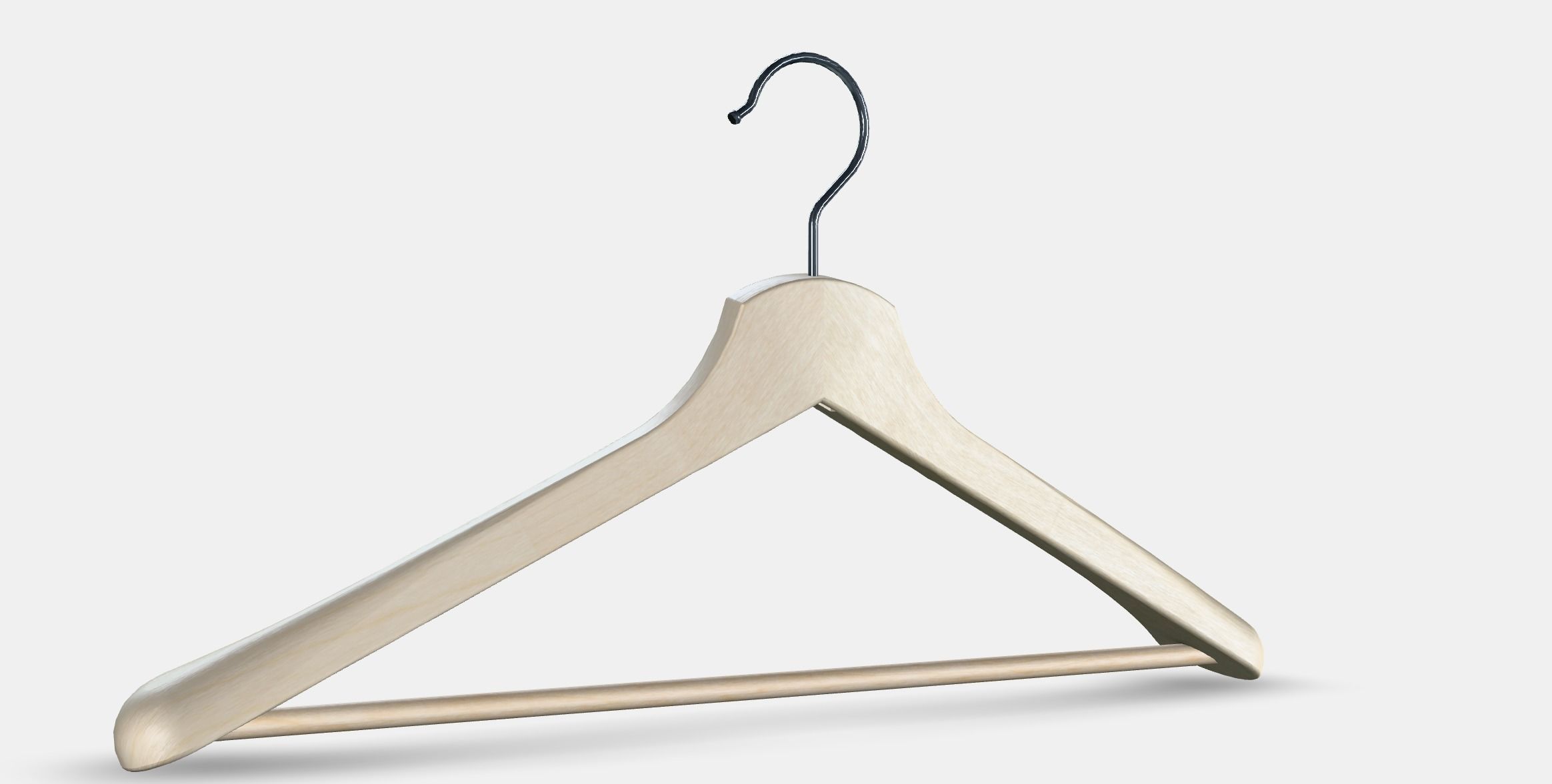 BUMERANG clothes hanger Low-poly 3D model_2