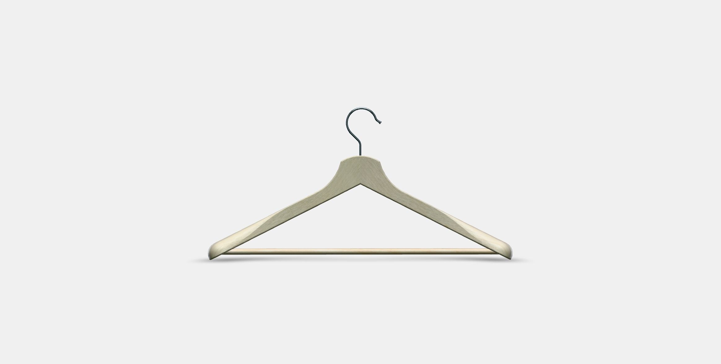BUMERANG clothes hanger Low-poly 3D model_10