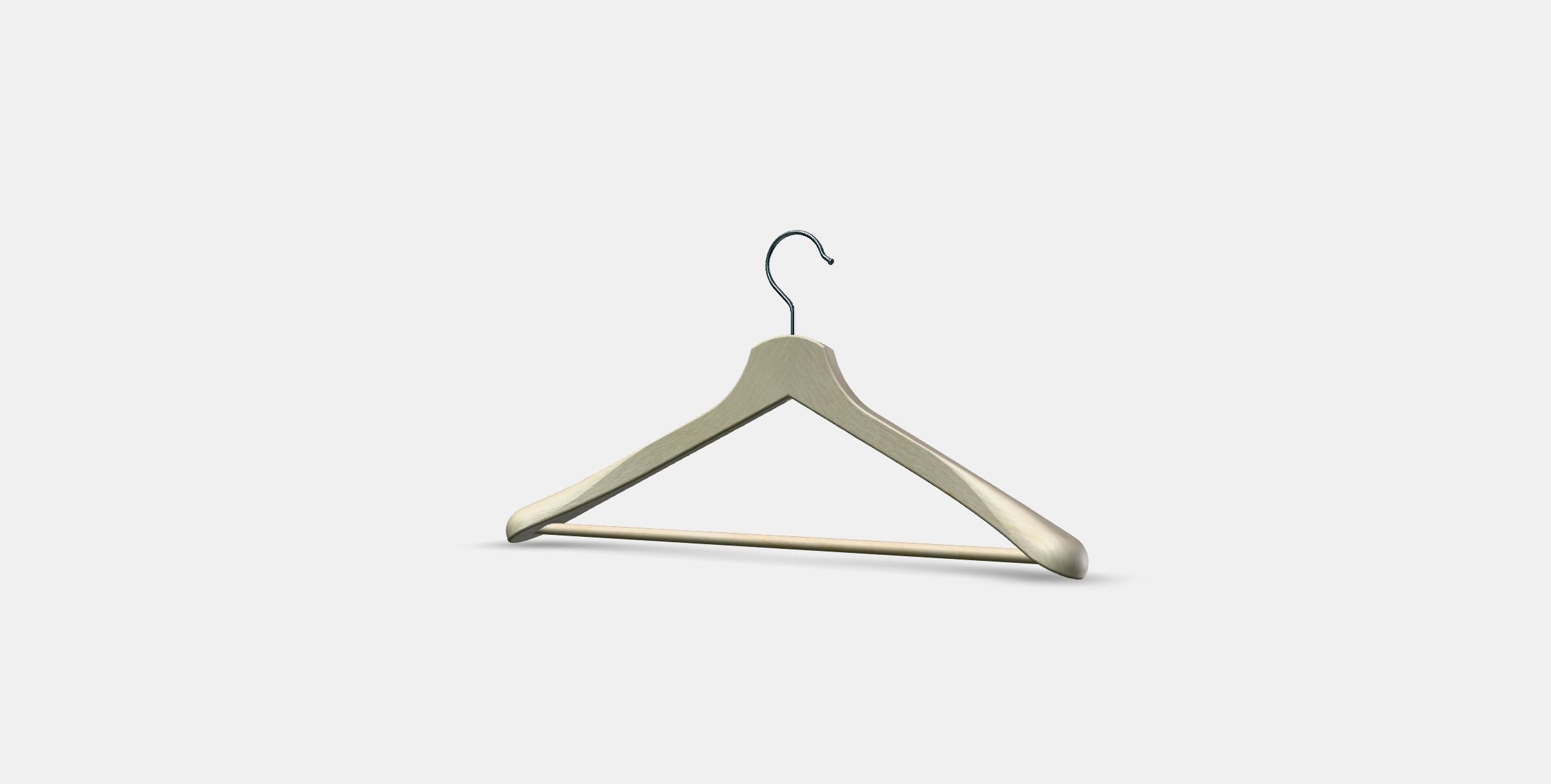 BUMERANG clothes hanger Low-poly 3D model_12