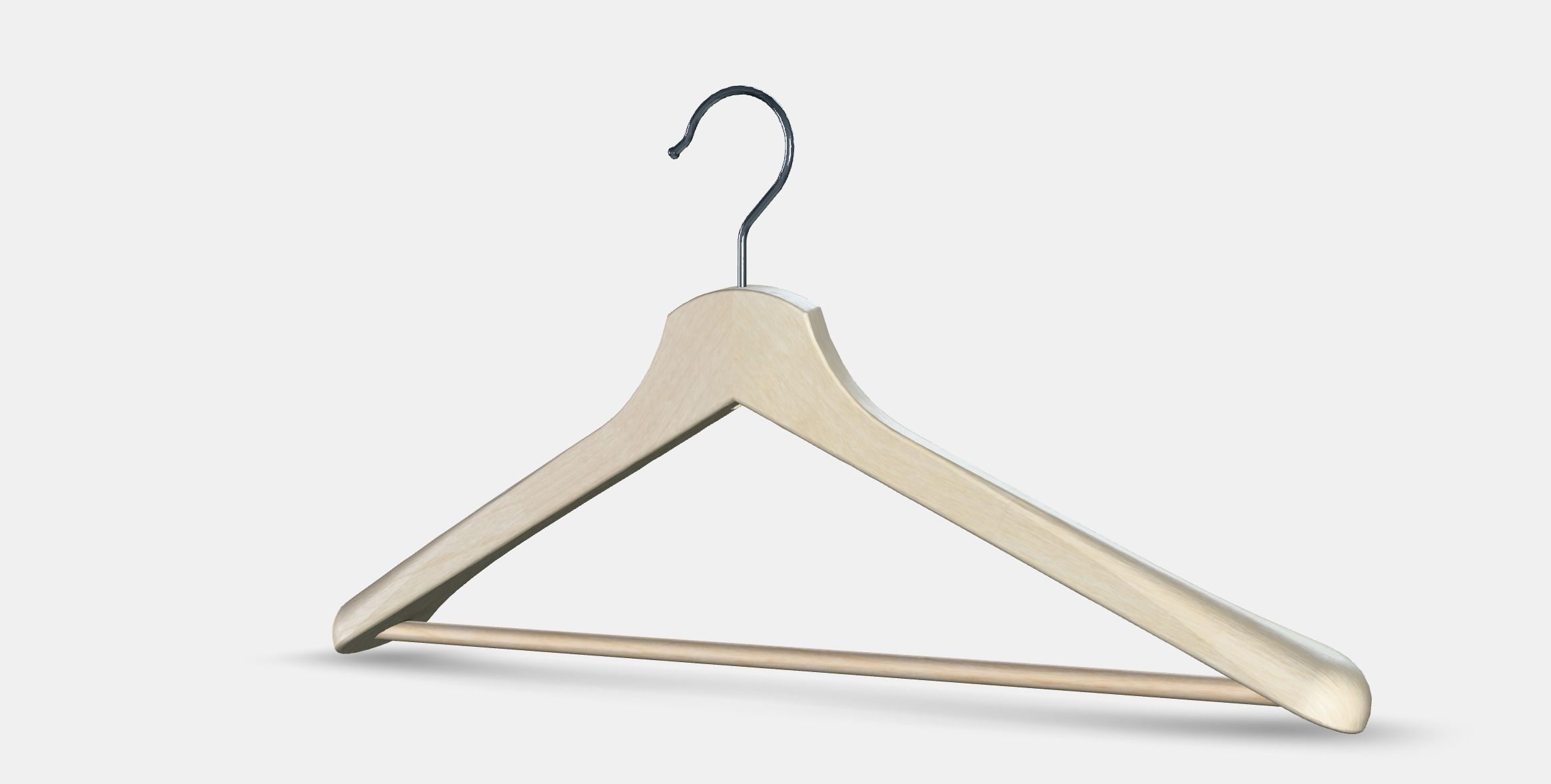 BUMERANG clothes hanger Low-poly 3D model_6
