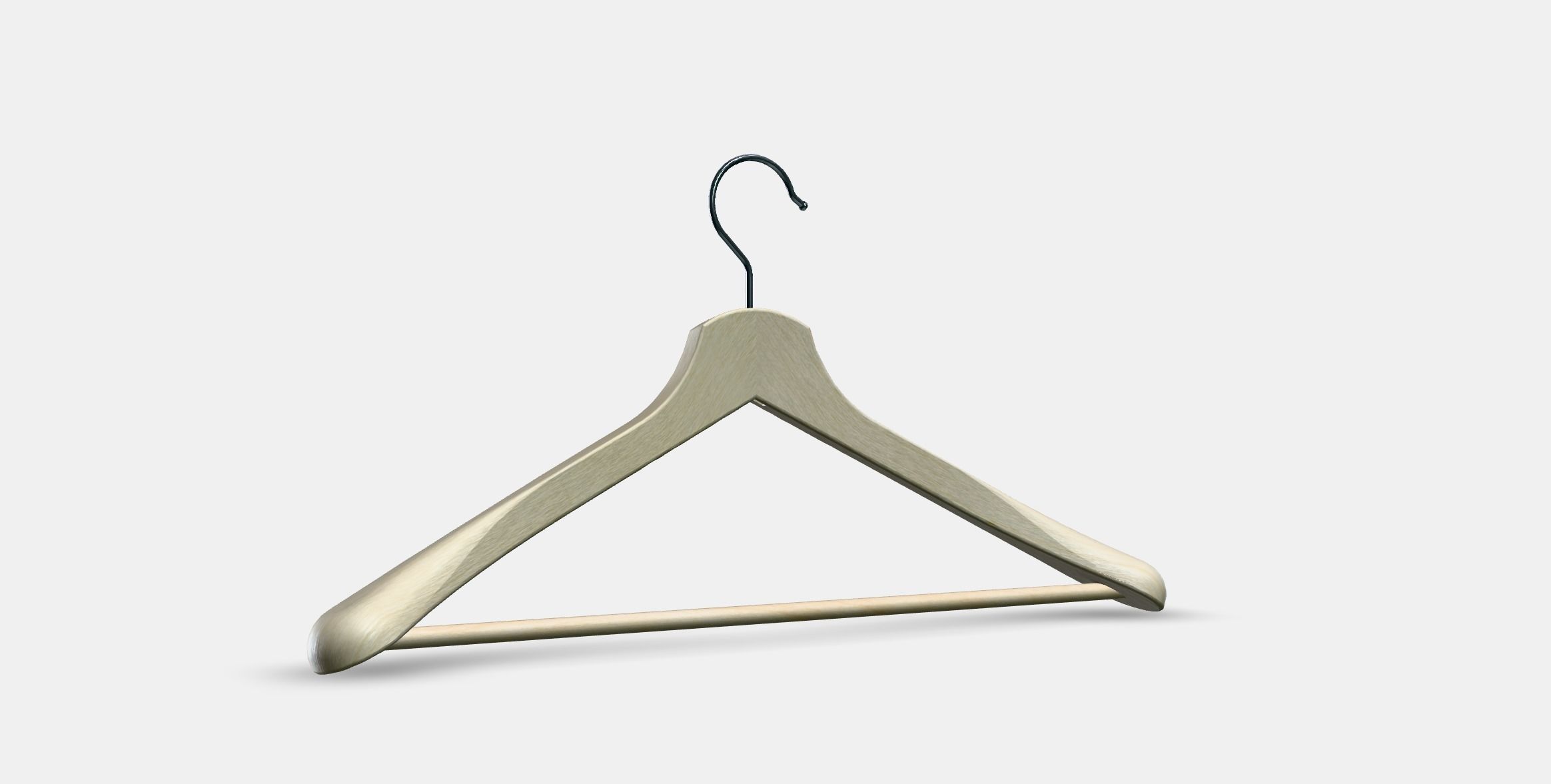 BUMERANG clothes hanger Low-poly 3D model_9