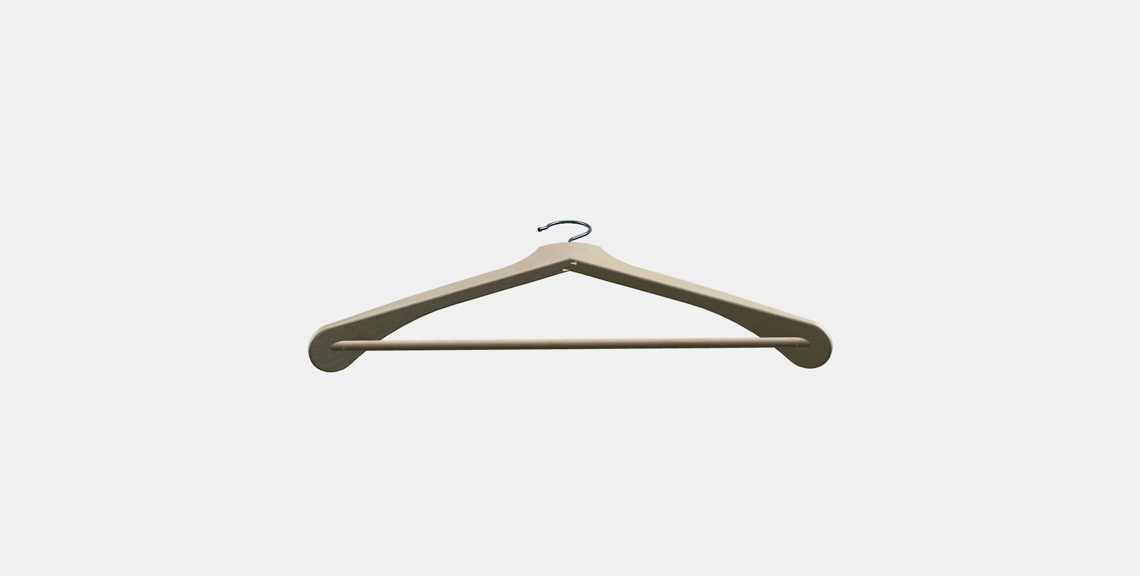 BUMERANG clothes hanger Low-poly 3D model_7