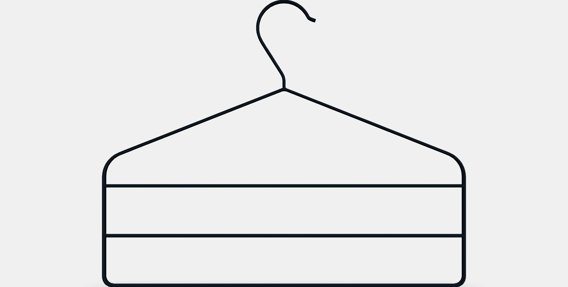 STRYKIS trouser hanger Low-poly 3D model_15