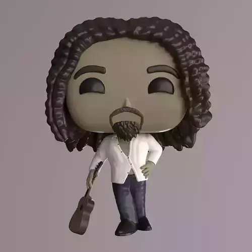 Funko Bob Marley 3D print model