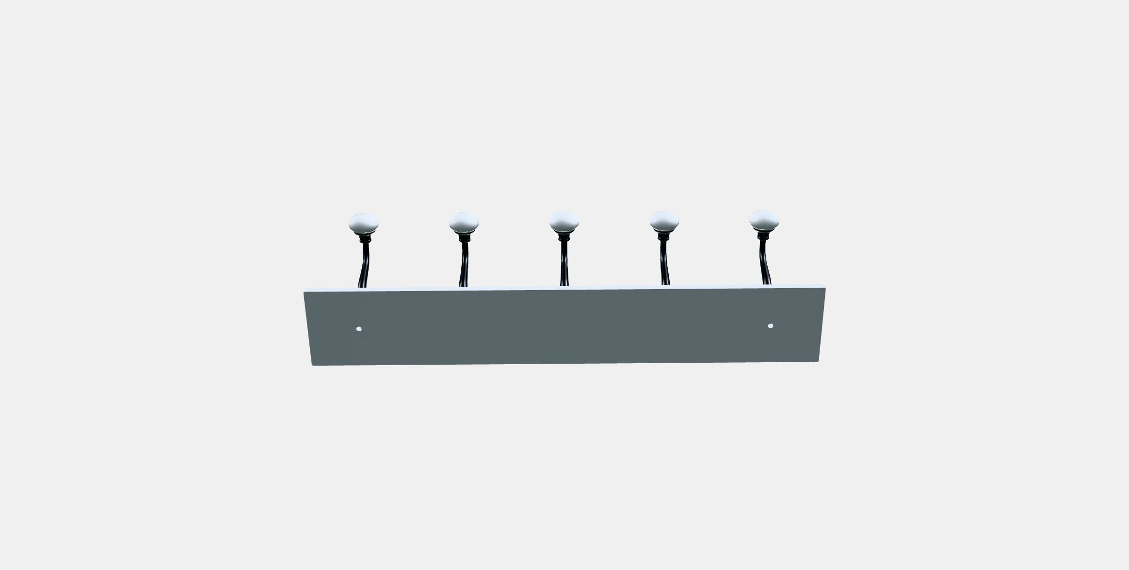 LANDKRABBA strip with 5 hooks Low-poly 3D model_7