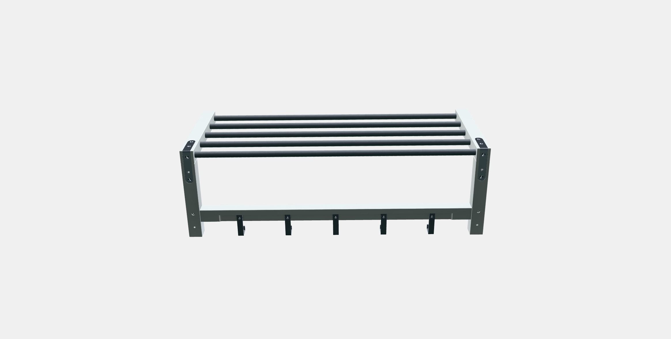 TJUSIG Hutablage Low-poly 3D model_7