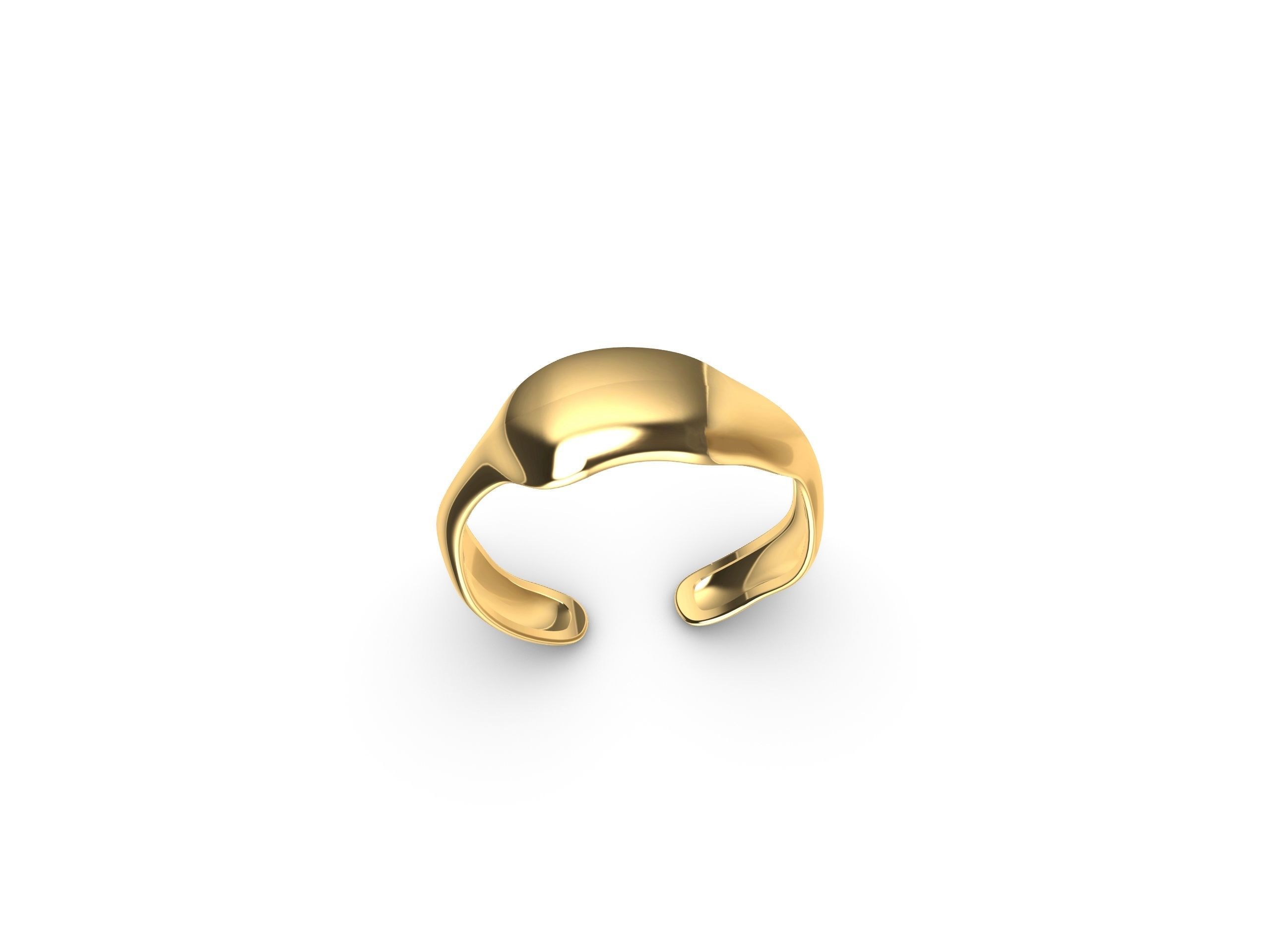 Adjustable Stretch Ring 3D print model_4