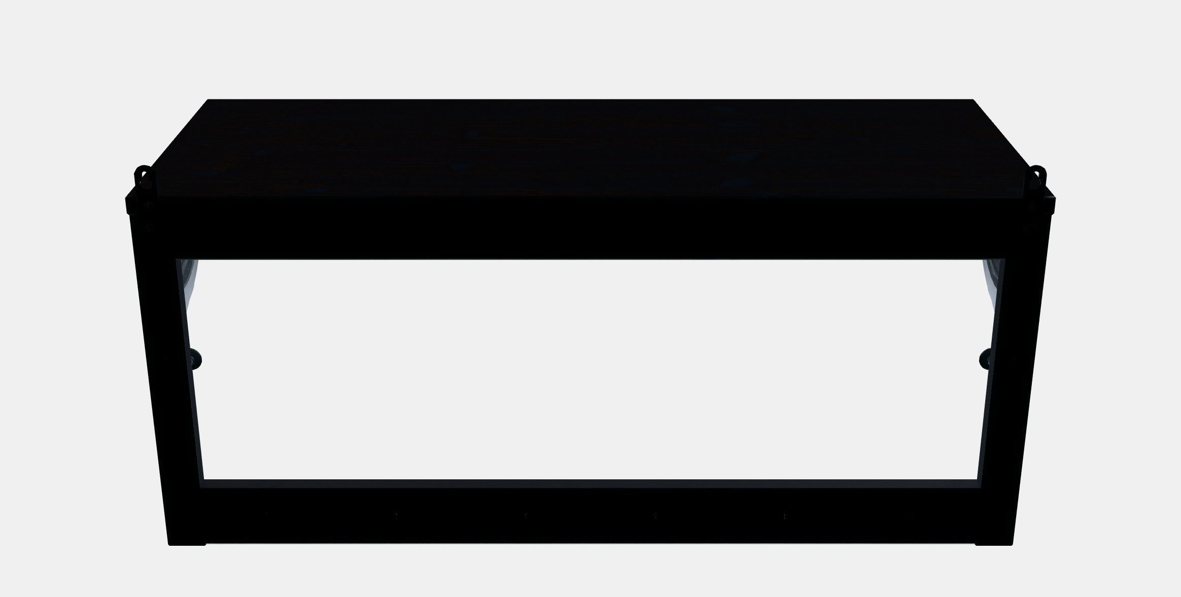 HEMNES Hutablage Low-poly 3D model_7