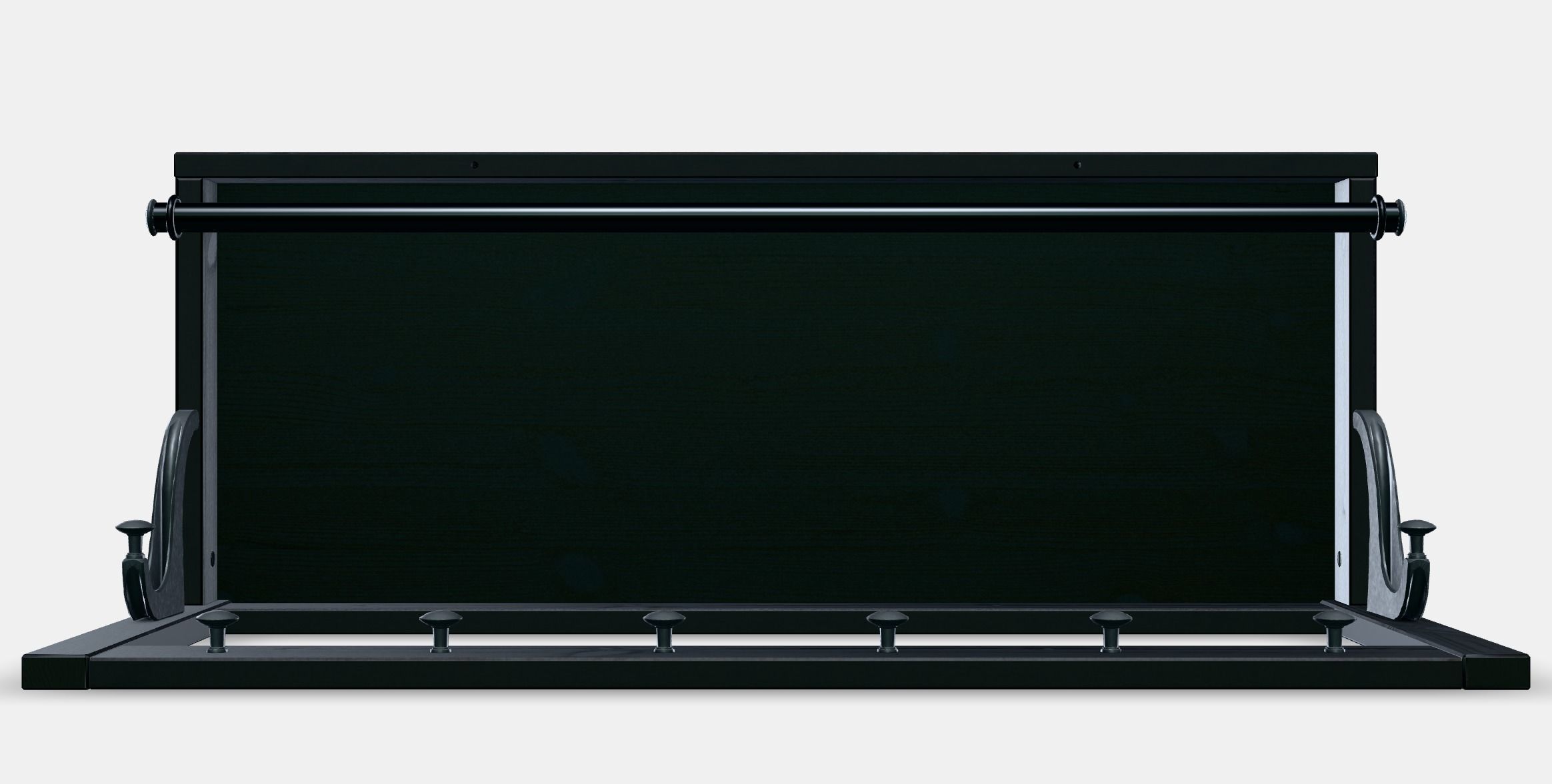 HEMNES Hutablage Low-poly 3D model_12