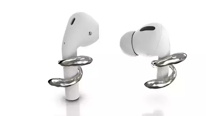 Organic earring for AirPods