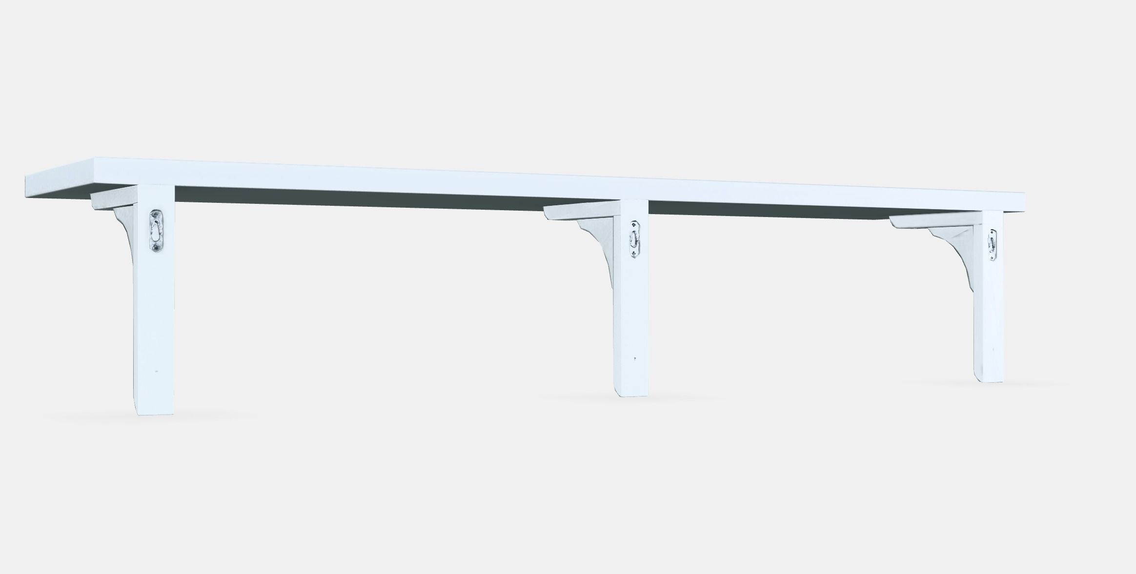 BERGSHULT - RAMSHULT Wall shelf 1 Low-poly 3D model_2