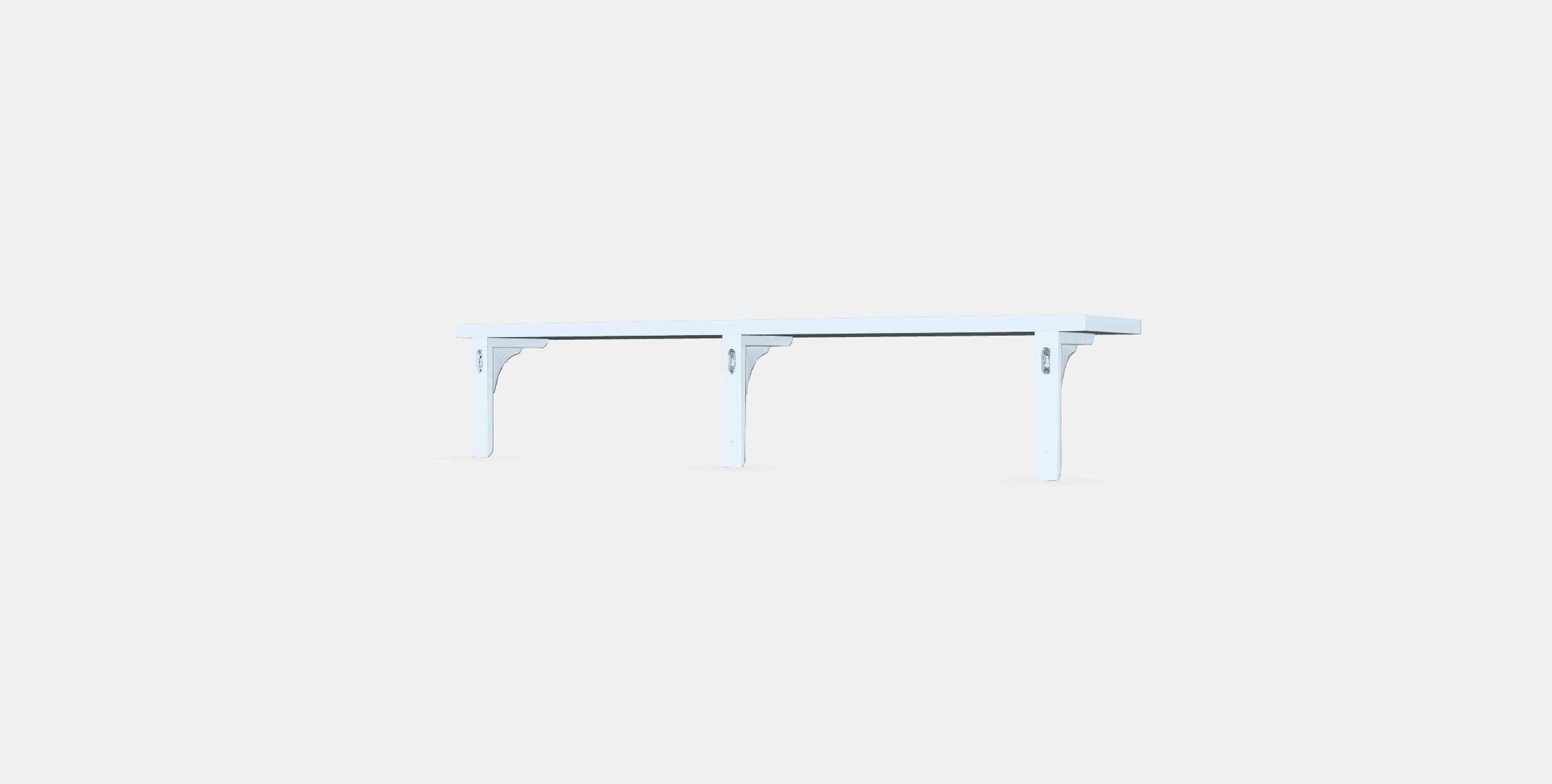 BERGSHULT - RAMSHULT Wall shelf 1 Low-poly 3D model_5