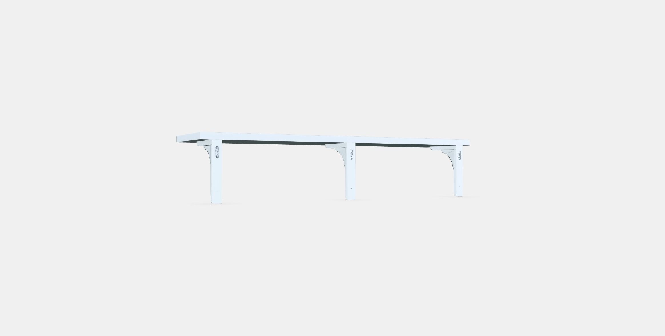 BERGSHULT - RAMSHULT Wall shelf 1 Low-poly 3D model_16